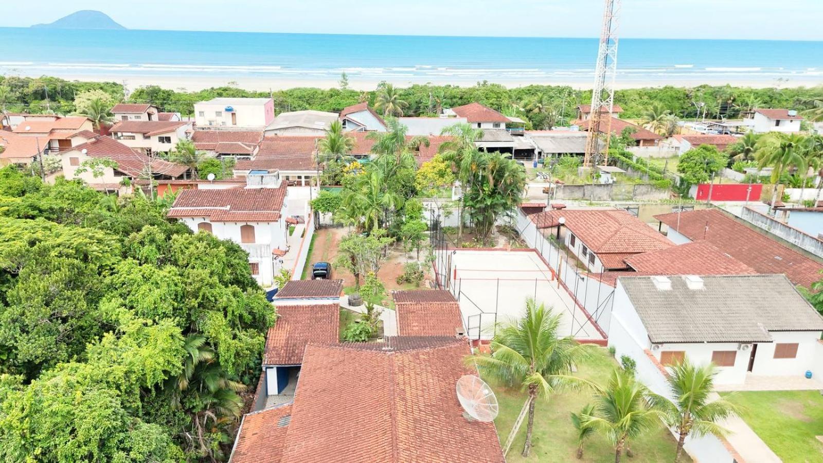 Casa Com Quadra De Areia Boraceia Sao Sebastiao Villa Luaran gambar